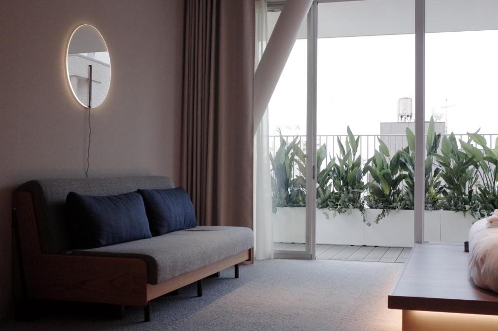 Posezení v ubytování Hotel Rakuragu
