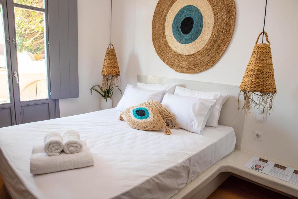 Postel nebo postele na pokoji v ubytování Aidani Luxurious Rooms