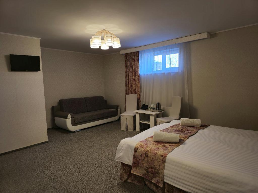 Postel nebo postele na pokoji v ubytování SanMari