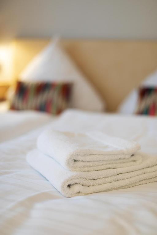 Postel nebo postele na pokoji v ubytování Hotel Herrnbrod & Ständecke