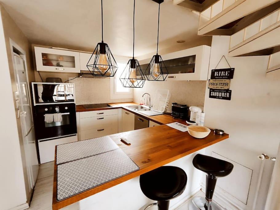 Кухня или мини-кухня в Superbe duplex de 64m2 - T2 proche Paris Saclay
