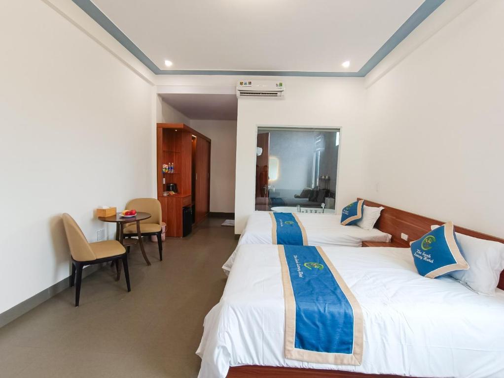 Khe Sanh Luxury Hotel - Deluxe Double O Twin Sala Con Baño De Spa