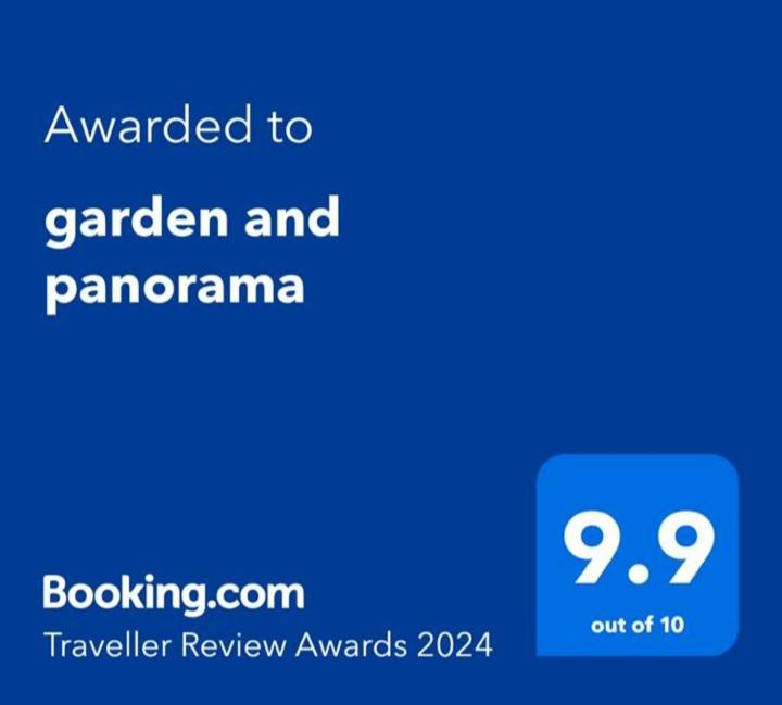 Certifikát, hodnocení, plakát nebo jiný dokument vystavený v ubytování garden and panorama