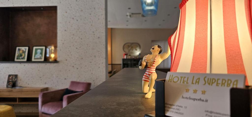 Posezení v ubytování Hotel La Superba