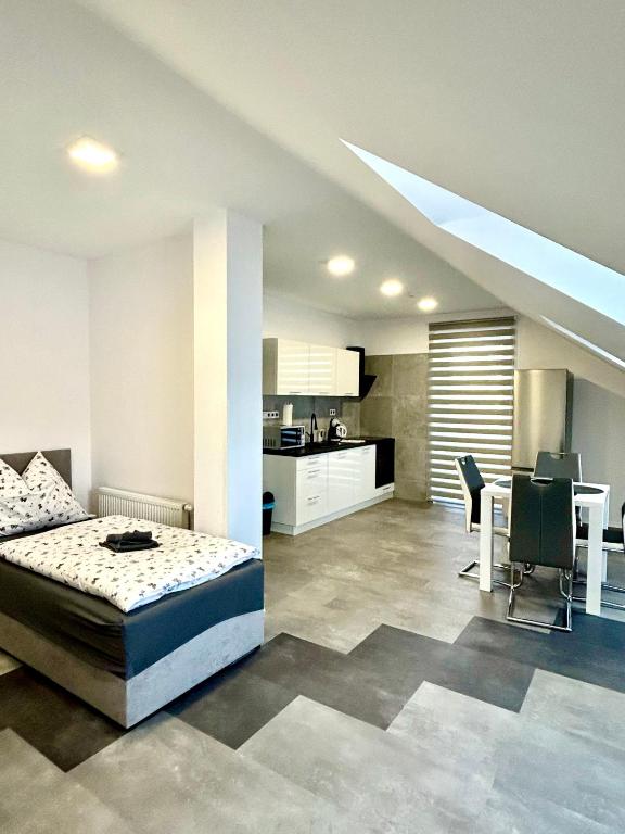 Köök või kööginurk majutusasutuses Apartmány PREMIUM se soukromým parkováním