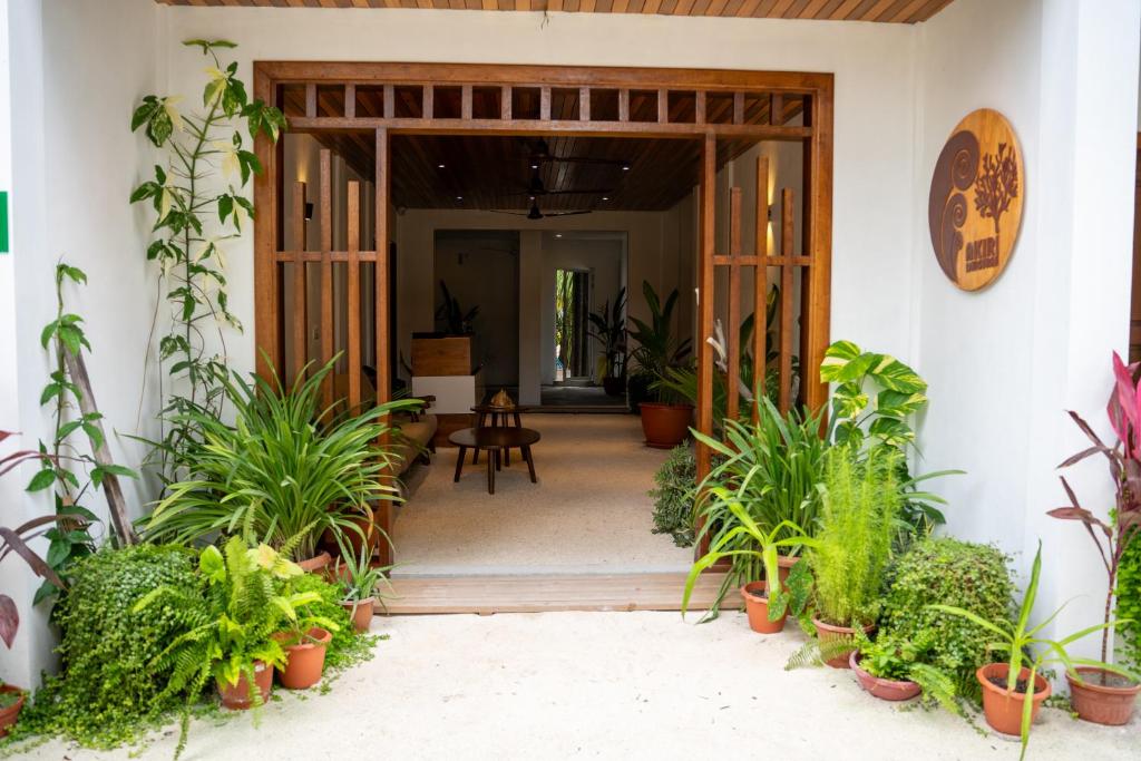 Zahrada ubytování Akiri Dhigurah