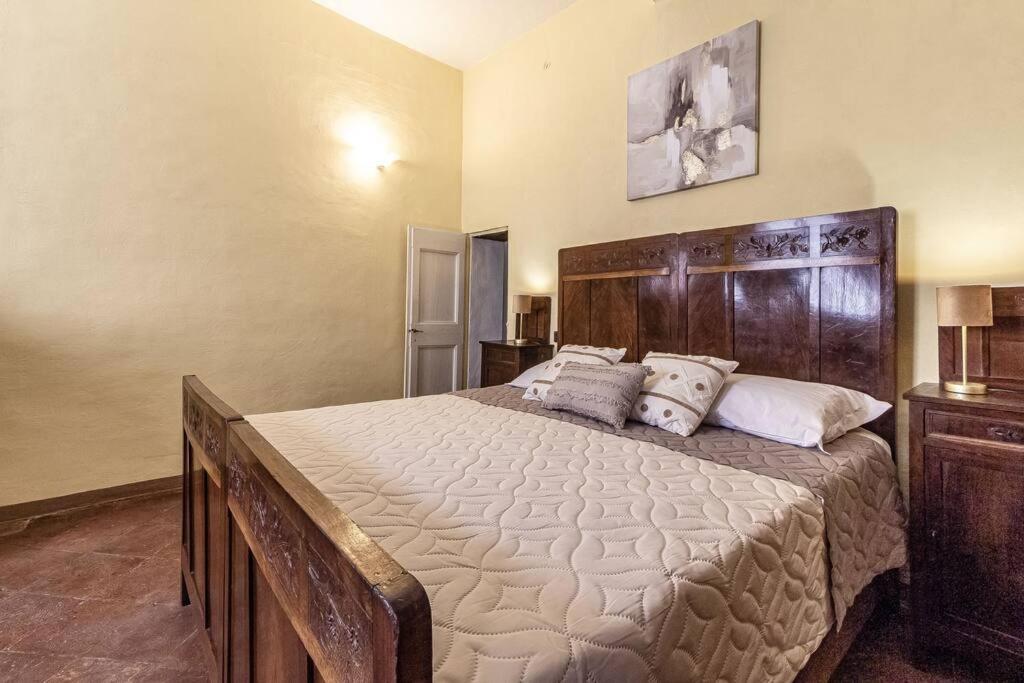 Ένα ή περισσότερα κρεβάτια σε δωμάτιο στο [Brisighella]Nel cuore del borgo