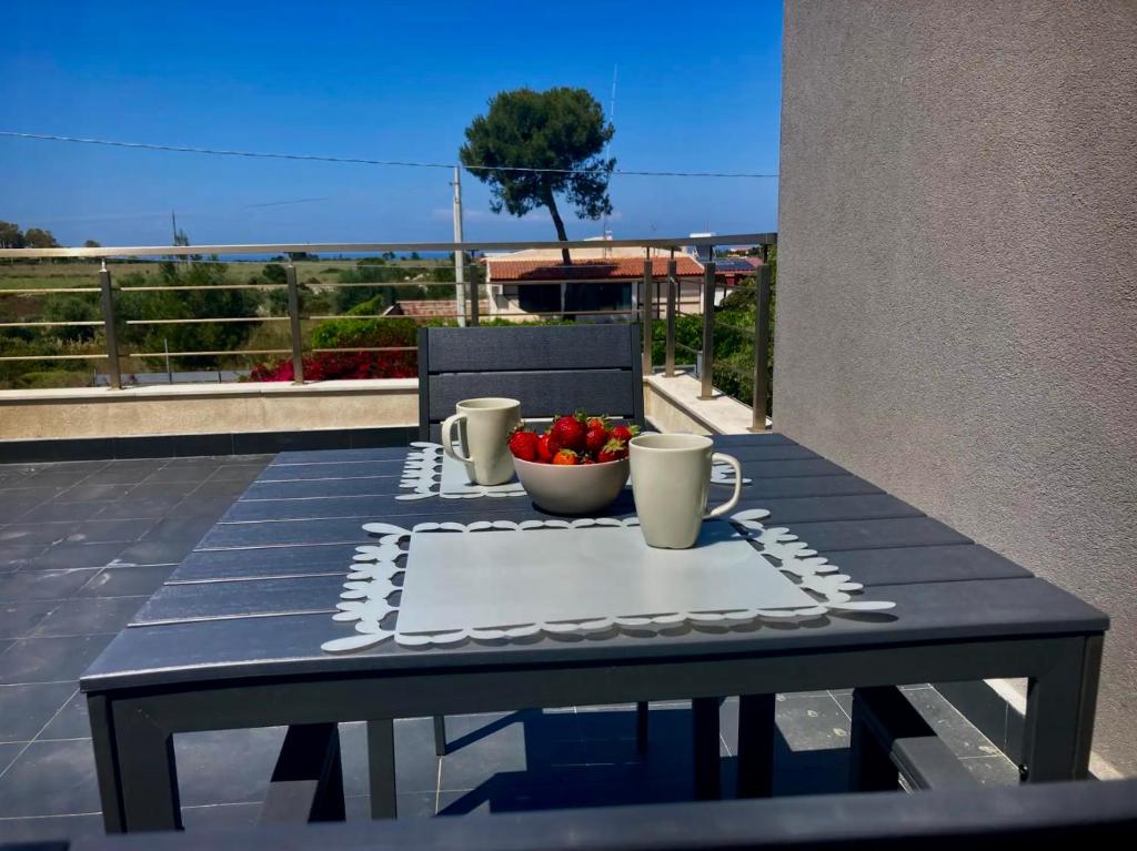 Balkón alebo terasa v ubytovaní Terrazza sul Plemmirio
