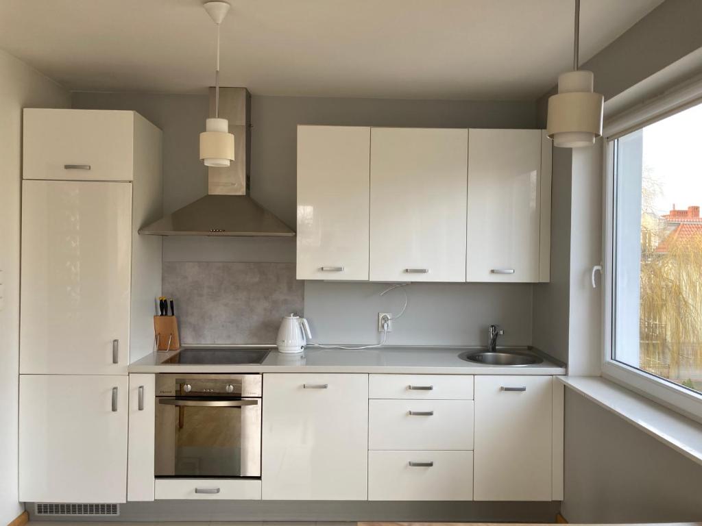 Kuchyňa alebo kuchynka v ubytovaní Apartament Argo