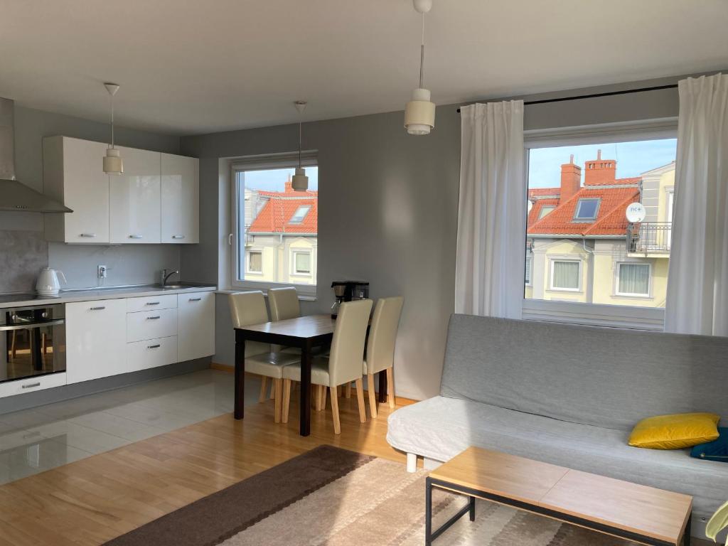 Kuchyňa alebo kuchynka v ubytovaní Apartament Argo