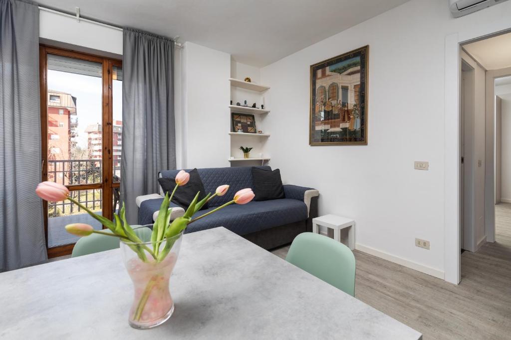 Posezení v ubytování Apartment Forum