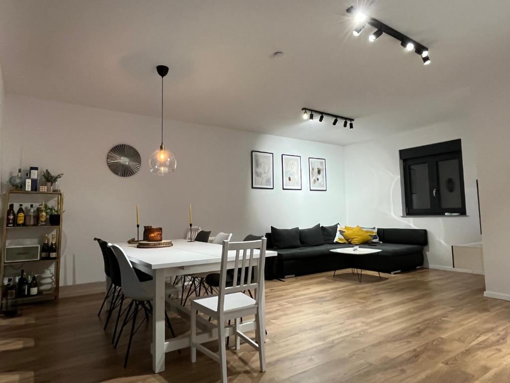 Ein Sitzbereich in der Unterkunft Casa Mia