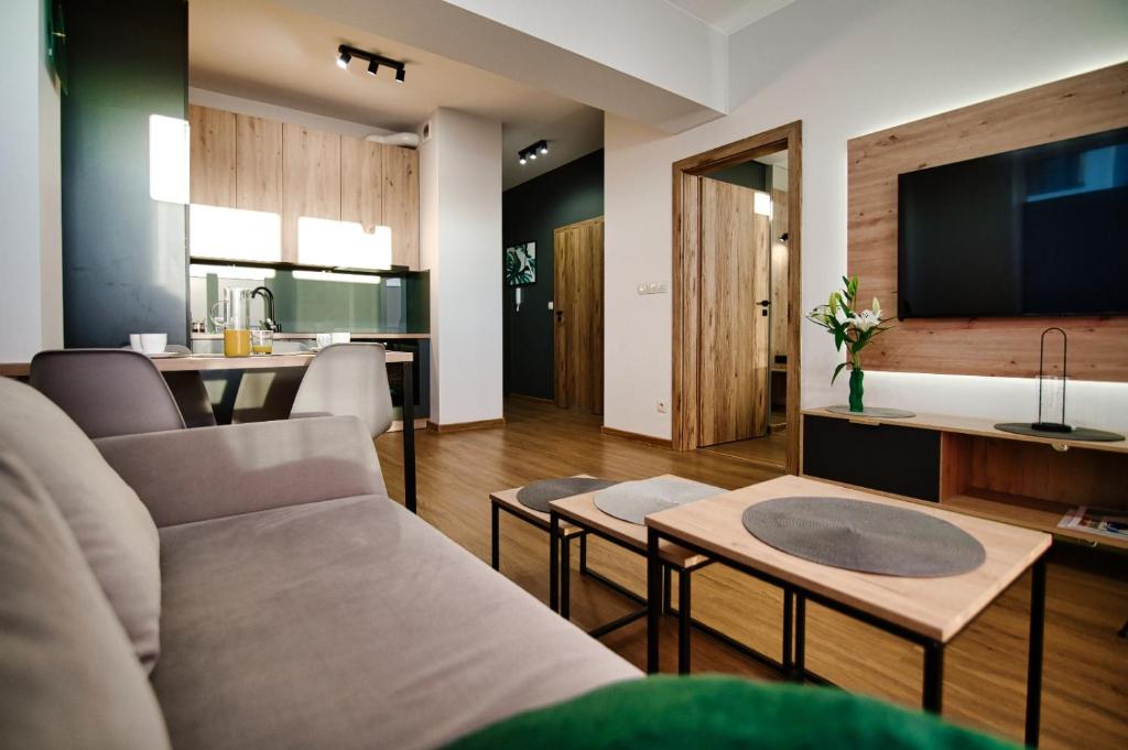 Kuchyňa alebo kuchynka v ubytovaní Apartament No 34 Green - Holiday Home Zator