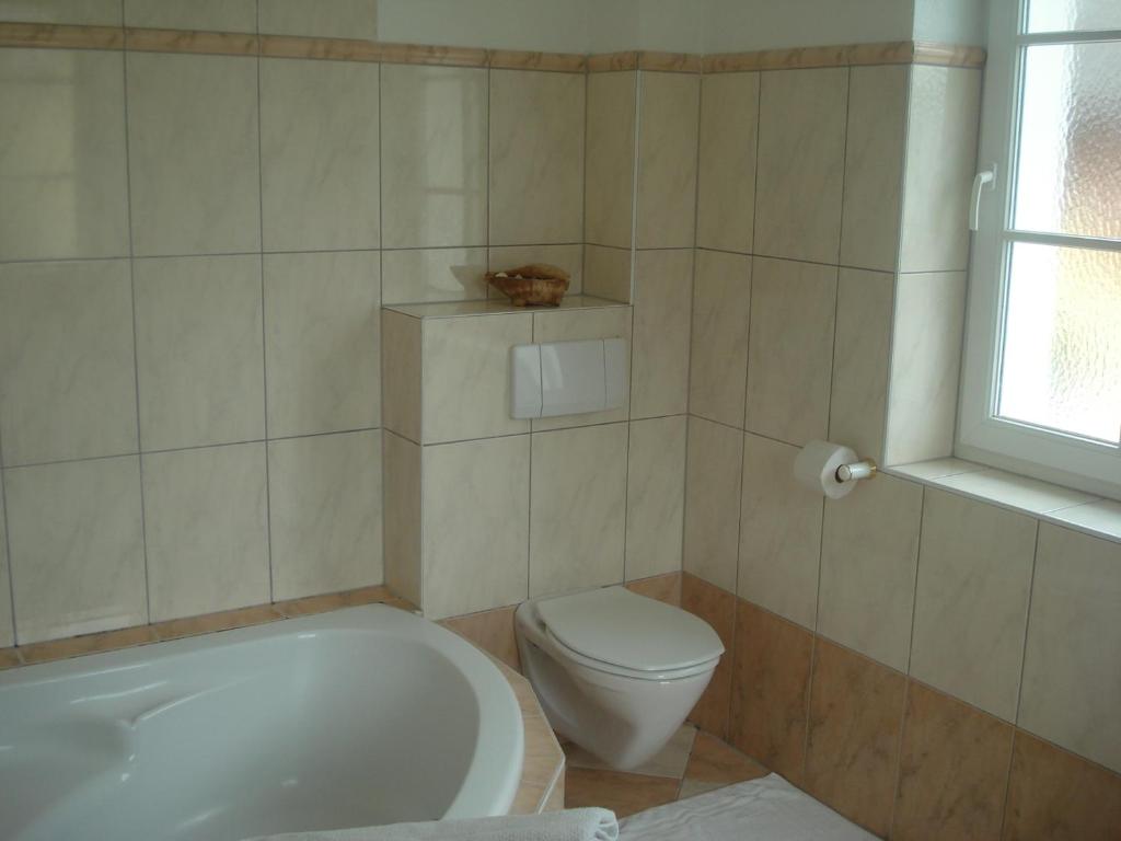 Koupelna v ubytování Landhaus Ferk