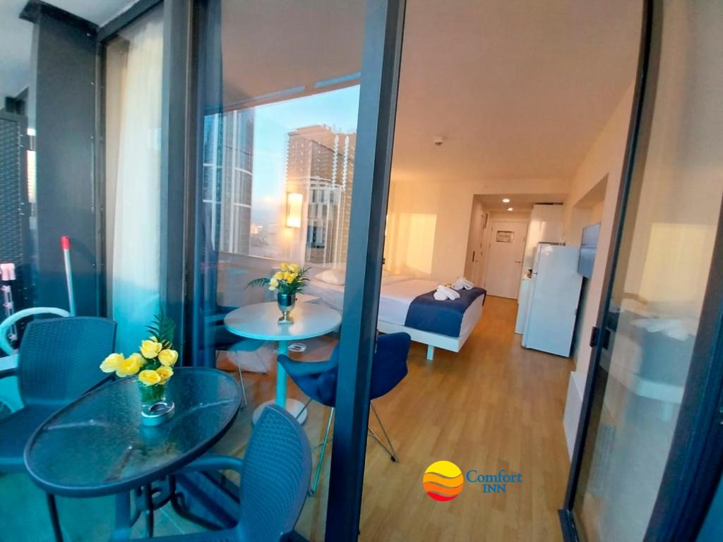 Posezení v ubytování Comfort Inn ☆ Orbi City
