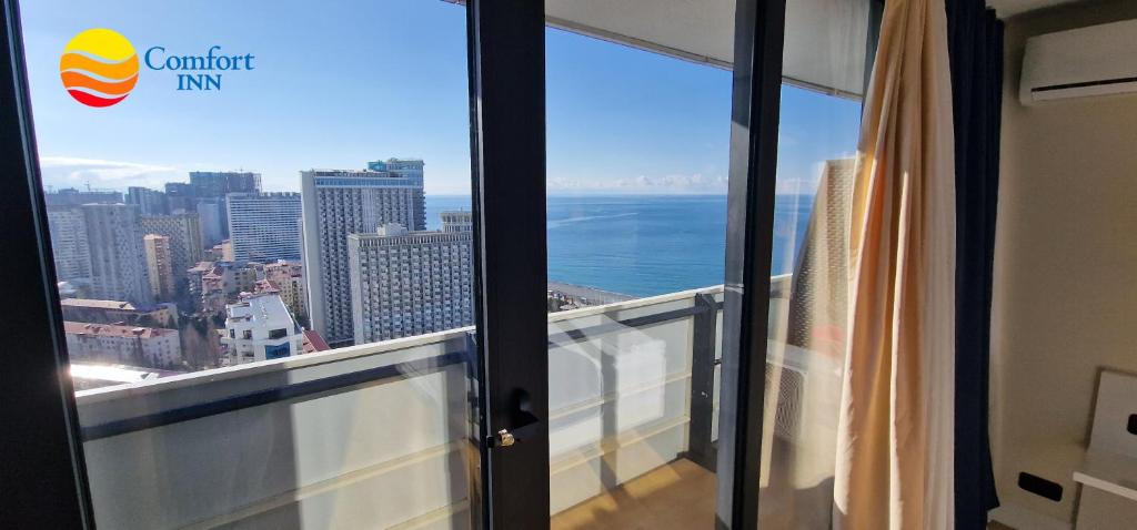 Nespecifikovaný výhled na moře nebo výhled na moře při pohledu z hotelu