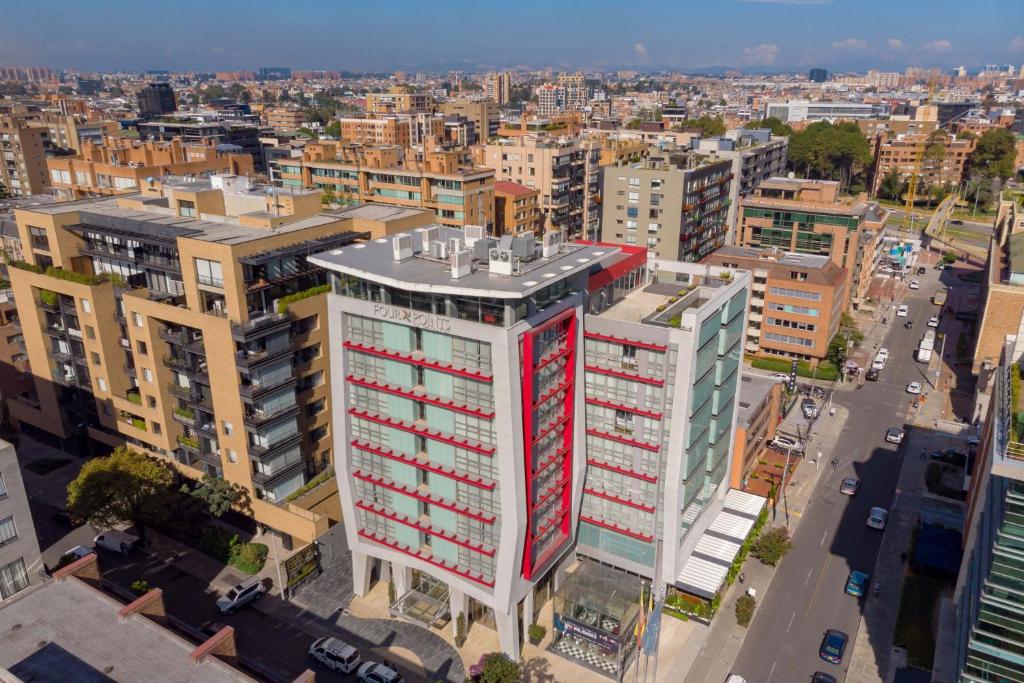 Nespecifikovaný výhled na destinaci Bogotá nebo výhled na město při pohledu z hotelu