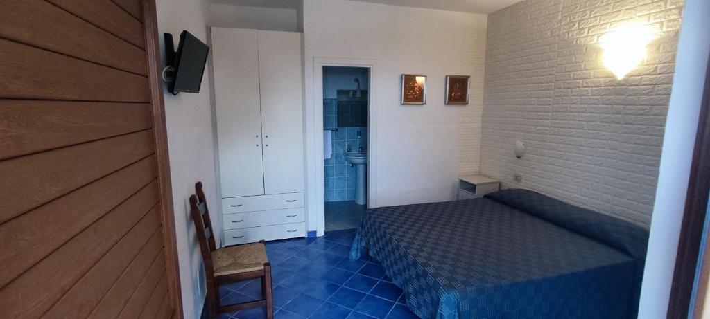 Postel nebo postele na pokoji v ubytování Bed & Breakfast Laino