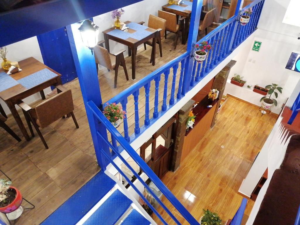 Restaurace v ubytování El Ave Azul Boutique Hotel Cusco