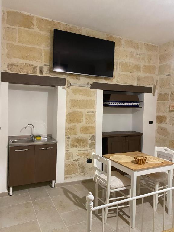 Kuchyň nebo kuchyňský kout v ubytování Solevita B&B