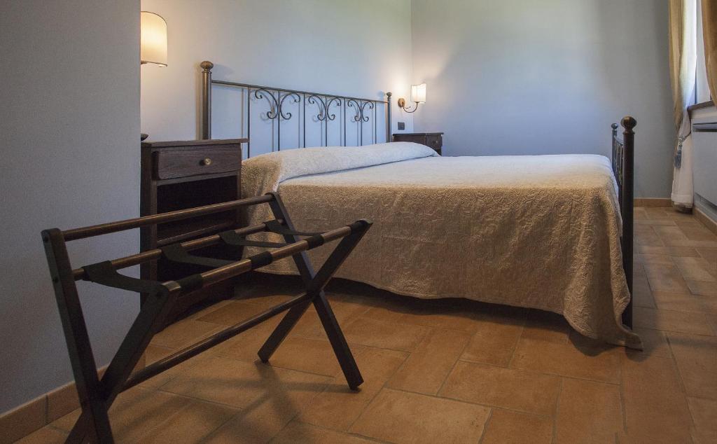 A bed or beds in a room at Il Pianaccio