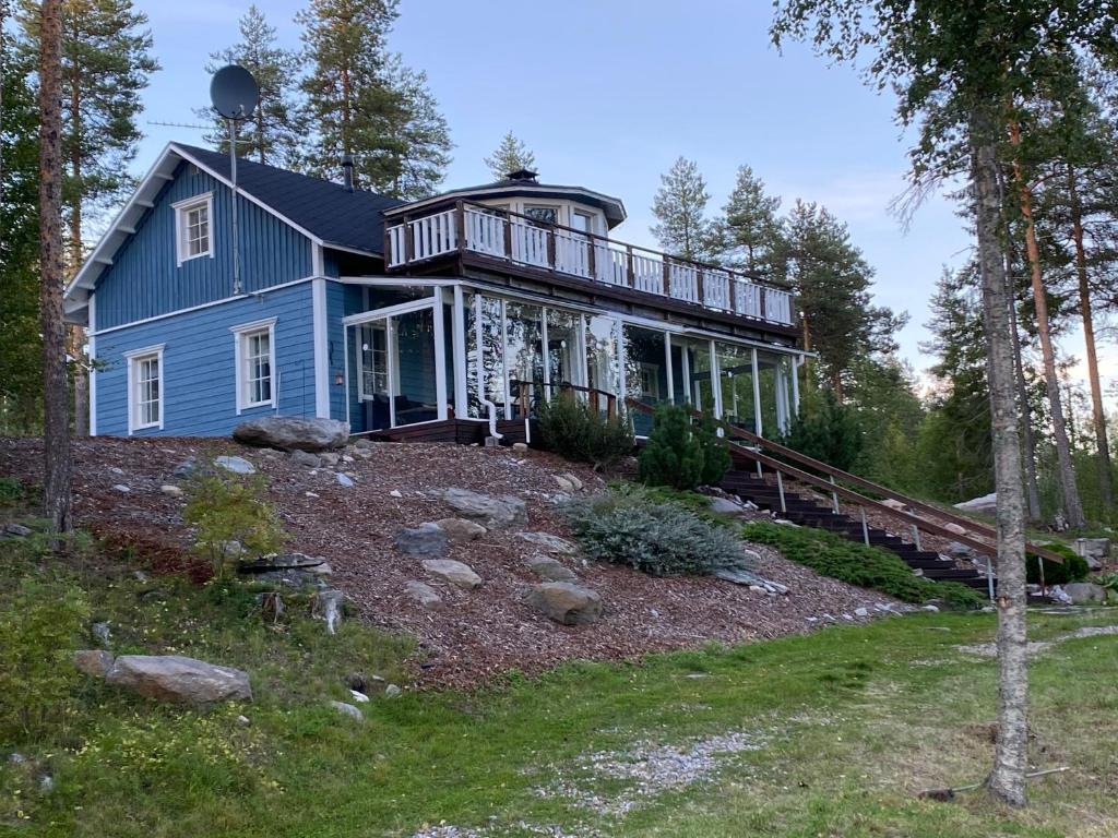 Zahrada ubytování Villa Somosenranta