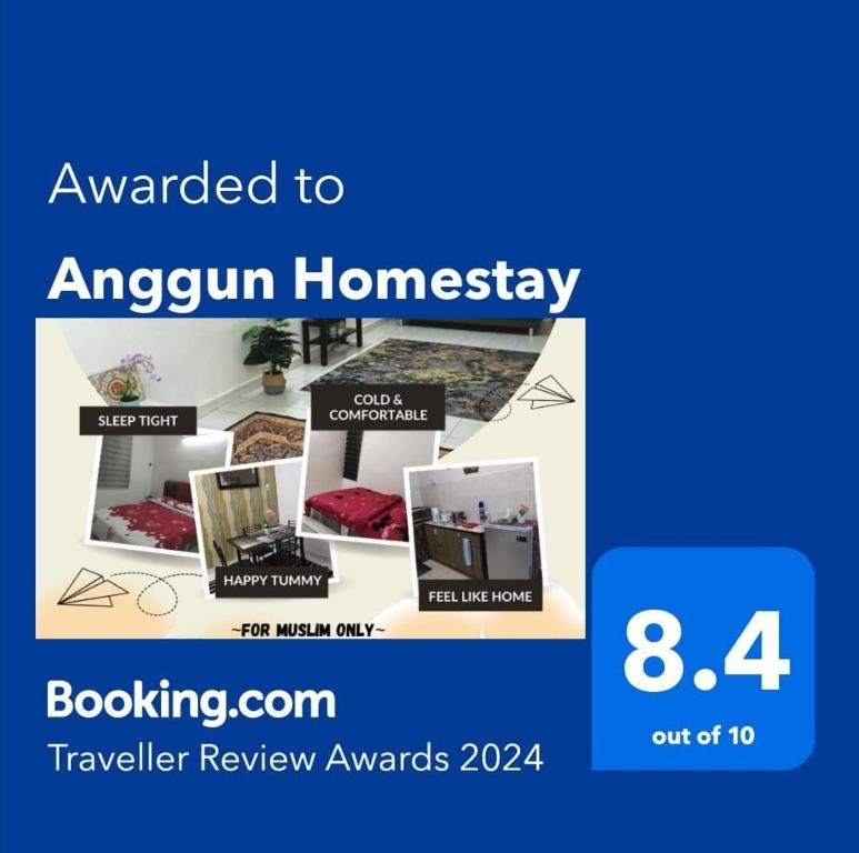 Πιστοποιητικό, βραβείο, πινακίδα ή έγγραφο που προβάλλεται στο Anggun Homestay