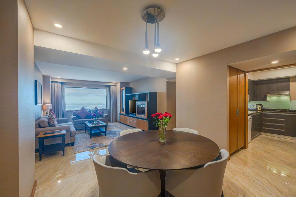Posezení v ubytování Hyatt Regency Galleria Residence Dubai