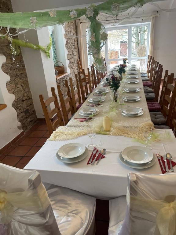 Restaurace v ubytování Villa Vykmanov