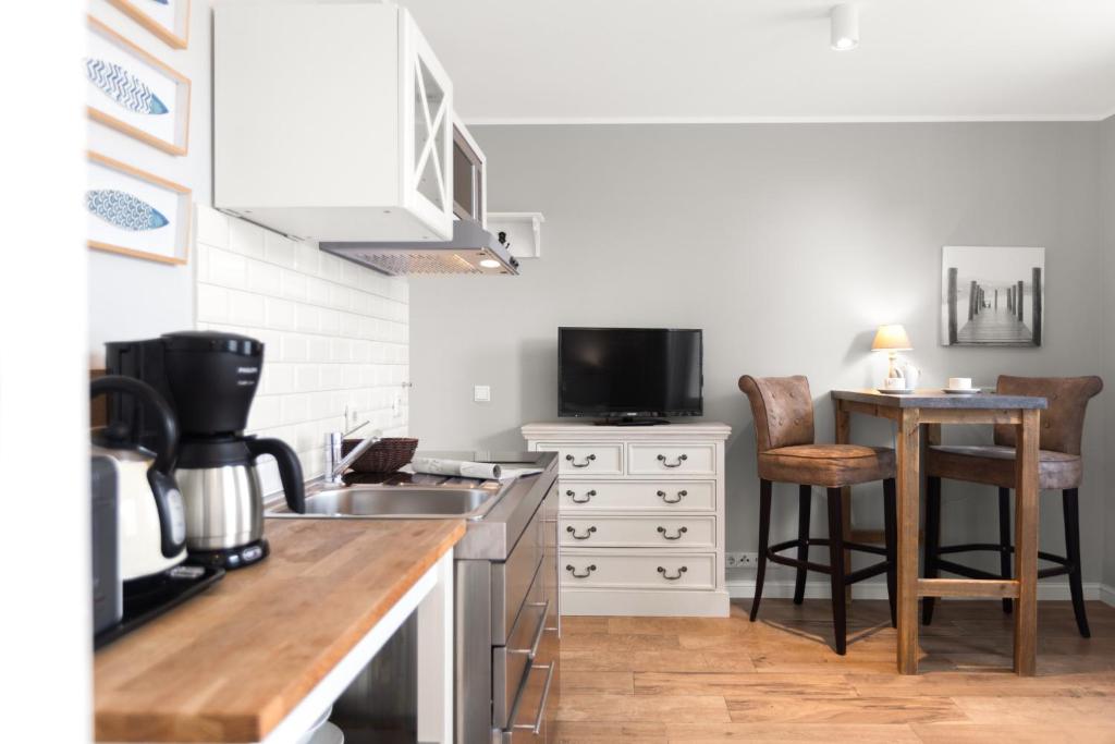 Kuchyň nebo kuchyňský kout v ubytování Haus Delft Phyllis