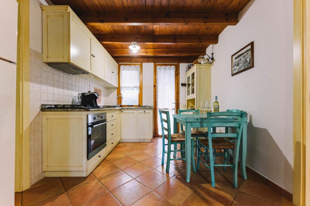 Kuchnia lub aneks kuchenny w obiekcie Oasi del Relax