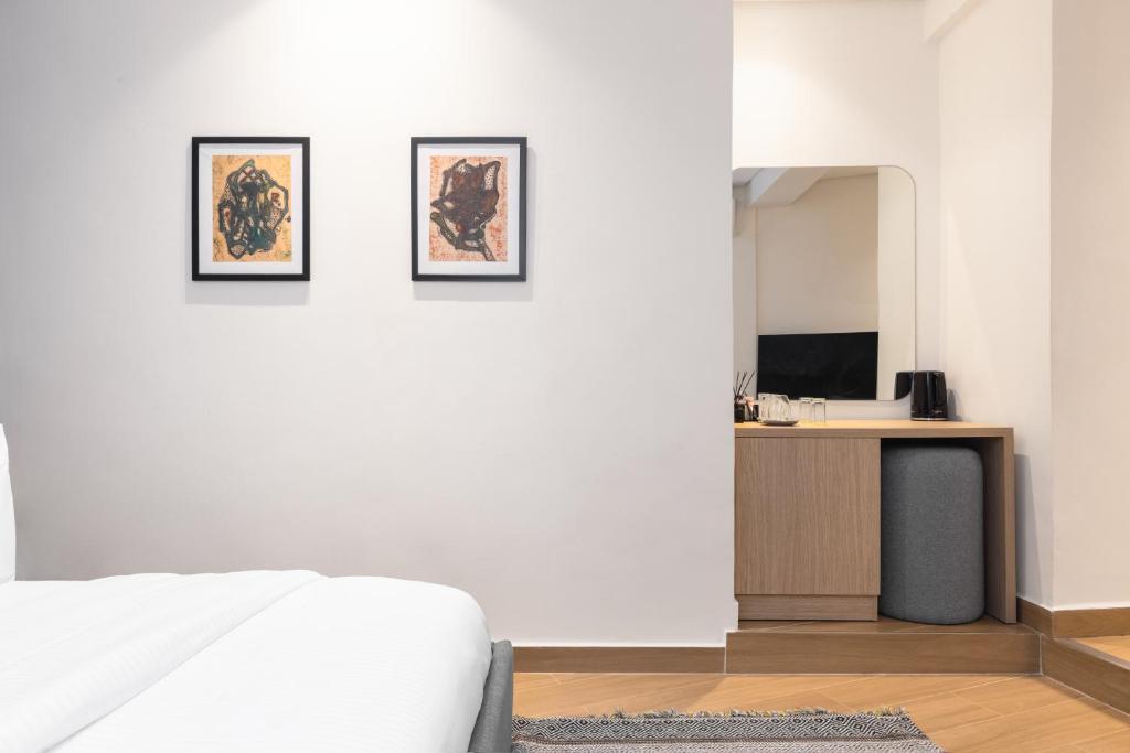 Letto o letti in una camera di Tree House Boutique Hotel
