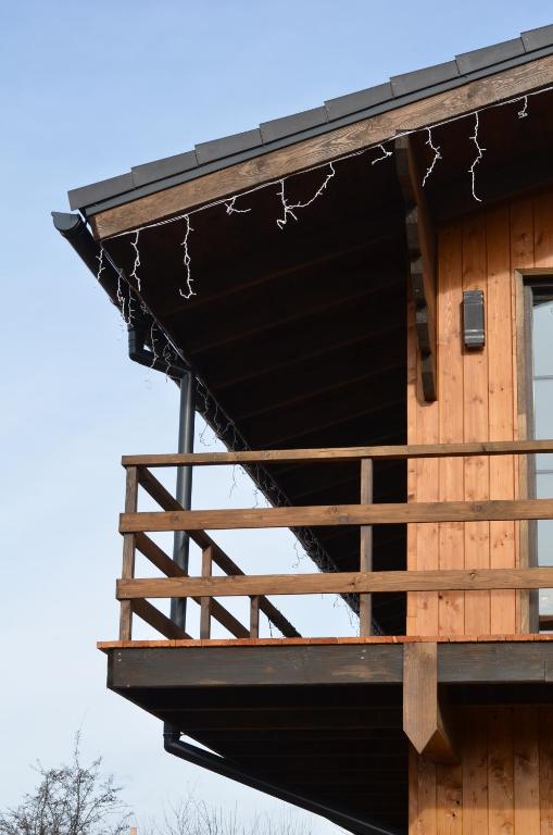 Balkón nebo terasa v ubytování Nafta Aparts & Villas