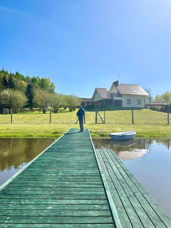 Fotografia z galérie ubytovania Dom Wędkarza - Chata Wędkarza v destinácii Sobiechy