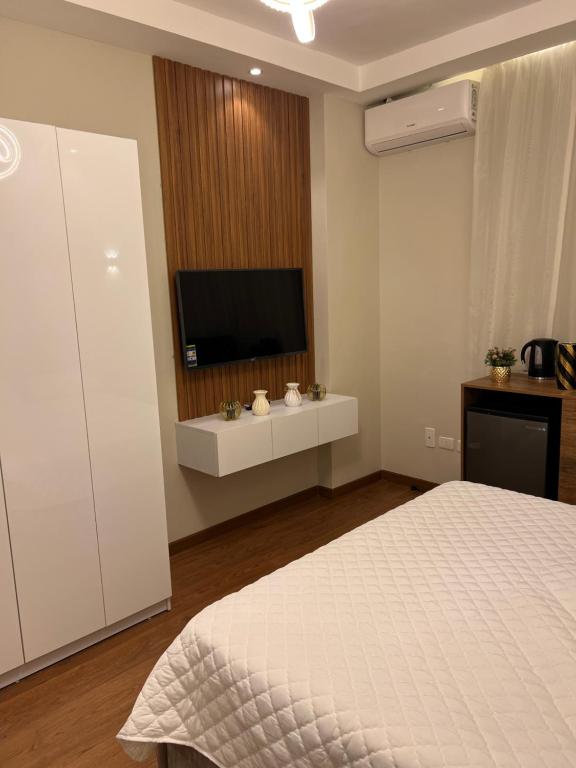 Postel nebo postele na pokoji v ubytování Cozy Royal Rooms in new cairo