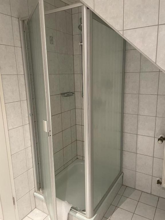 Koupelna v ubytování Gasthaus Hubertus