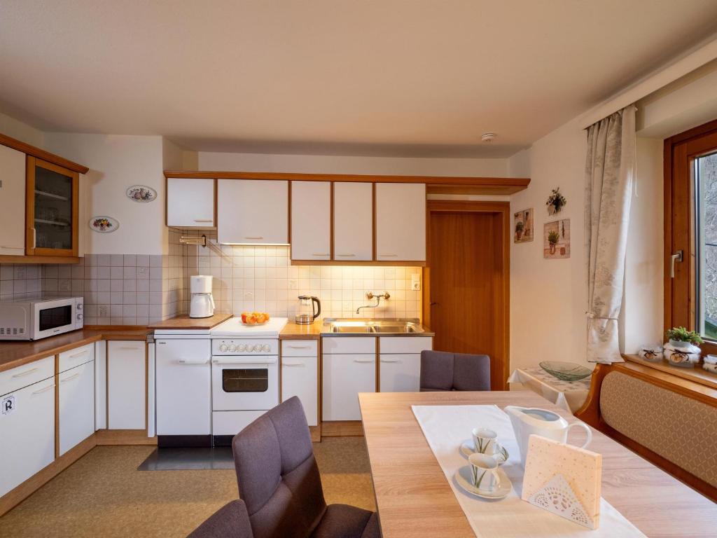 Kuchyň nebo kuchyňský kout v ubytování Haus Mühlenheim
