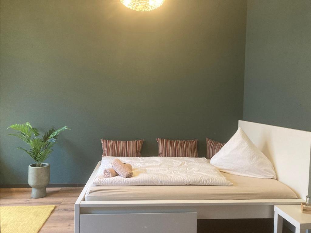Postel nebo postele na pokoji v ubytování Hotel Zum Alten Schlagbaum