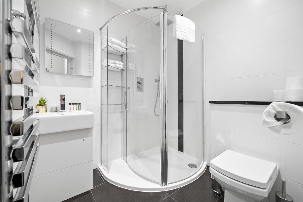 Koupelna v ubytování Apartment 1, 48 Bishopsgate by City Living London