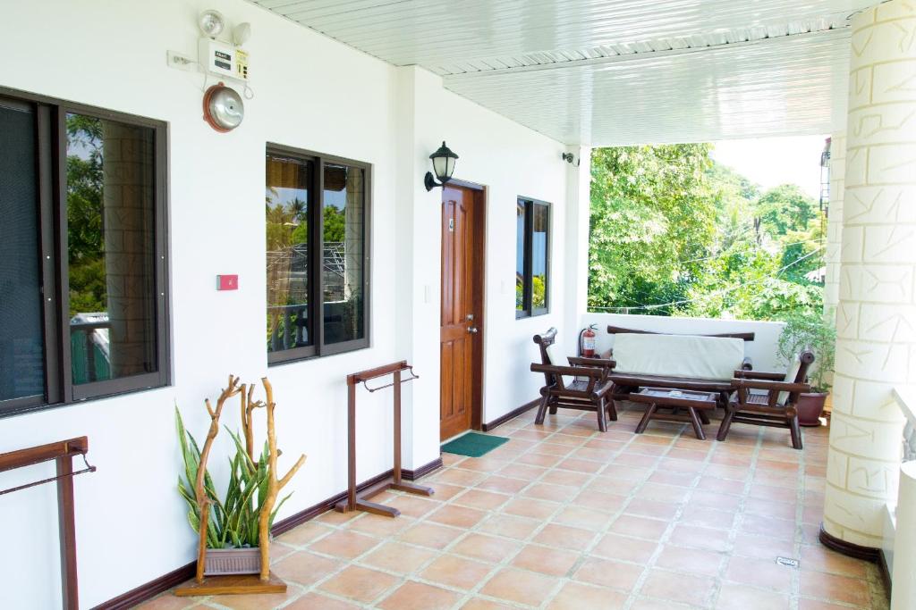 Balkón nebo terasa v ubytování Greenyard Inn