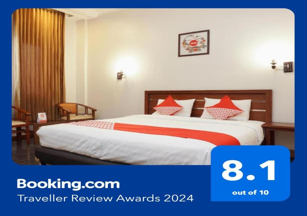Tempat tidur dalam kamar di OYO Capital O 514 Omah Pari Boutique Hotel