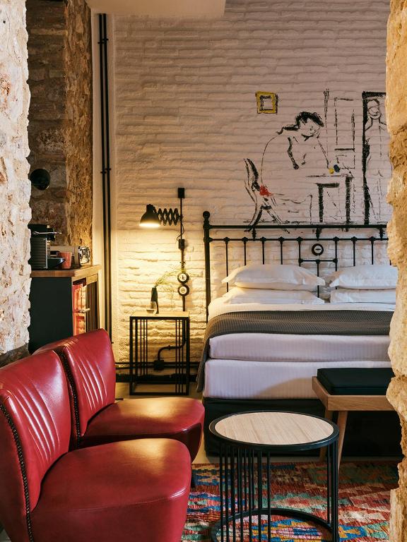 Posezení v ubytování Not Hotel