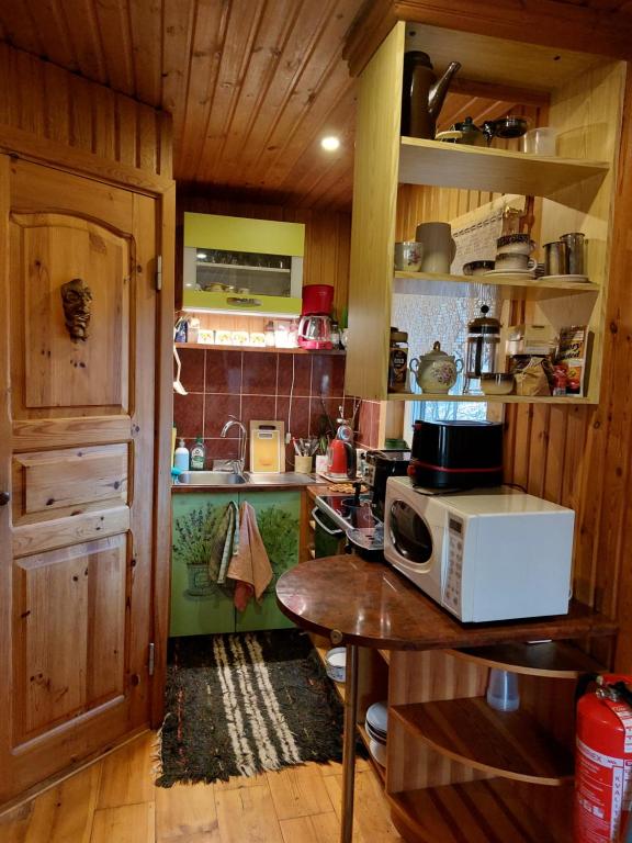Kuchyň nebo kuchyňský kout v ubytování Tõnise Holiday Houses