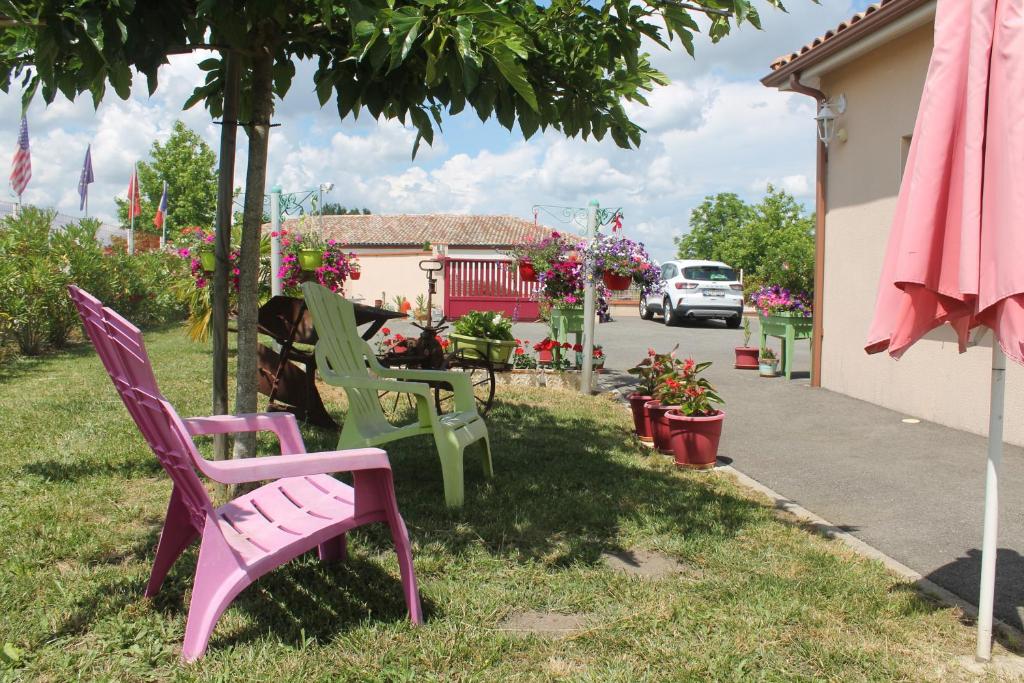 Zahrada ubytování B&B La Garona