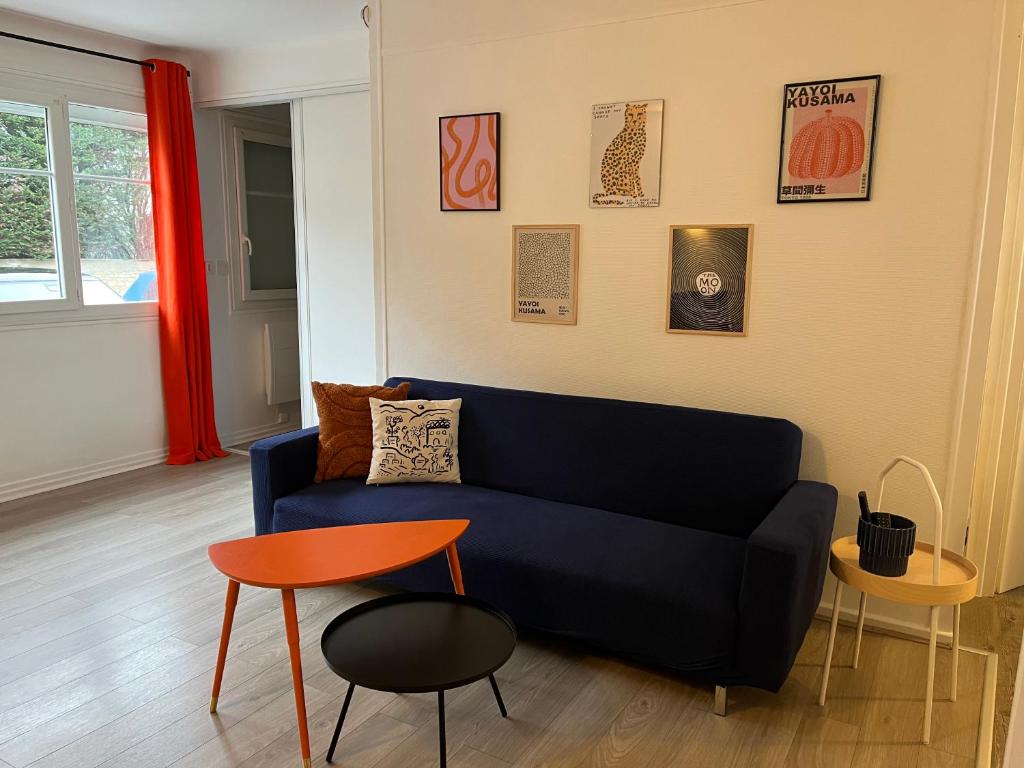 Χώρος καθιστικού στο L'éclectique - Appartement 40m2 + Parking