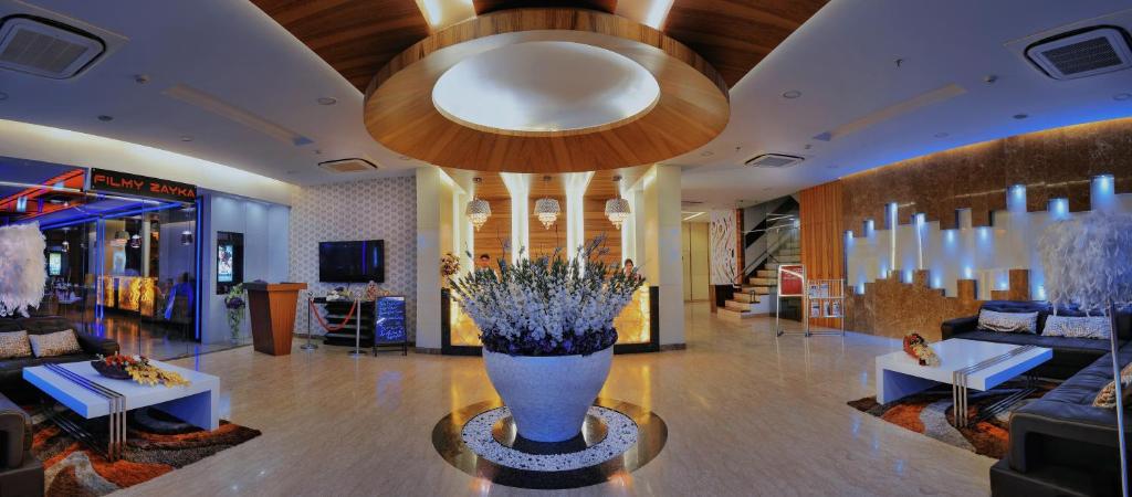 TV a/nebo společenská místnost v ubytování Hotel Alleviate