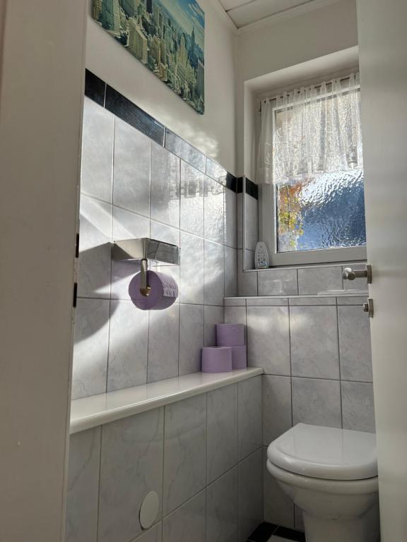 Koupelna v ubytování Ferienwohnung Eden