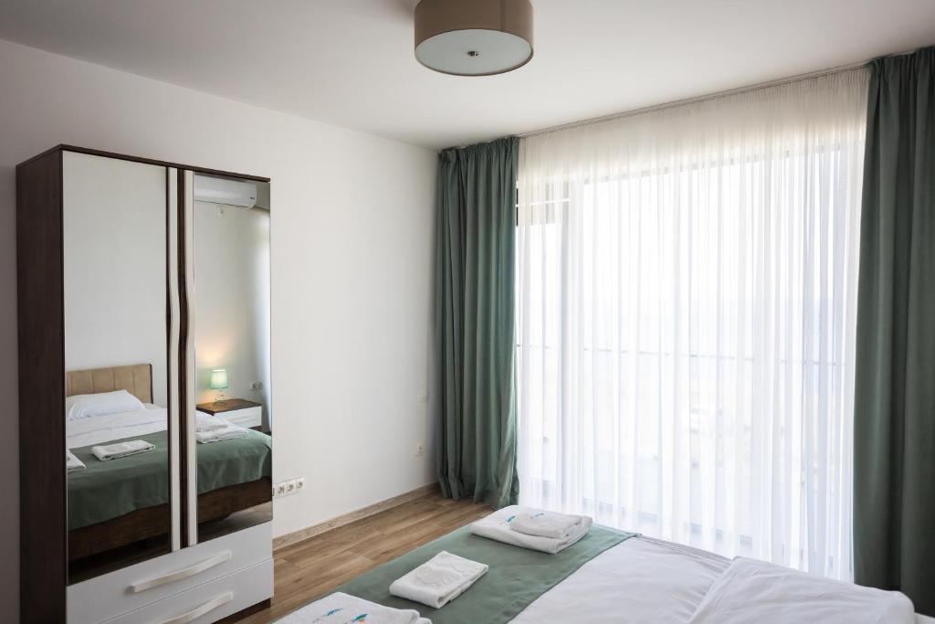 Postel nebo postele na pokoji v ubytování Hotel Bratislava