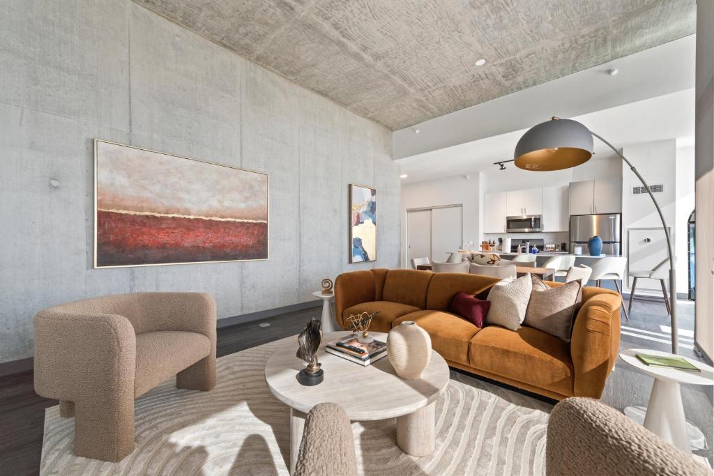 CoWorking Gym Pool Golfsim Steps from FultonMarket by Cloud9-160 - Apartamento De Dos Dormitorios
