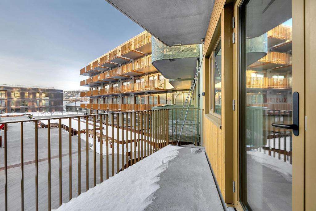 En balkon eller terrasse på The Nordic Hideaway